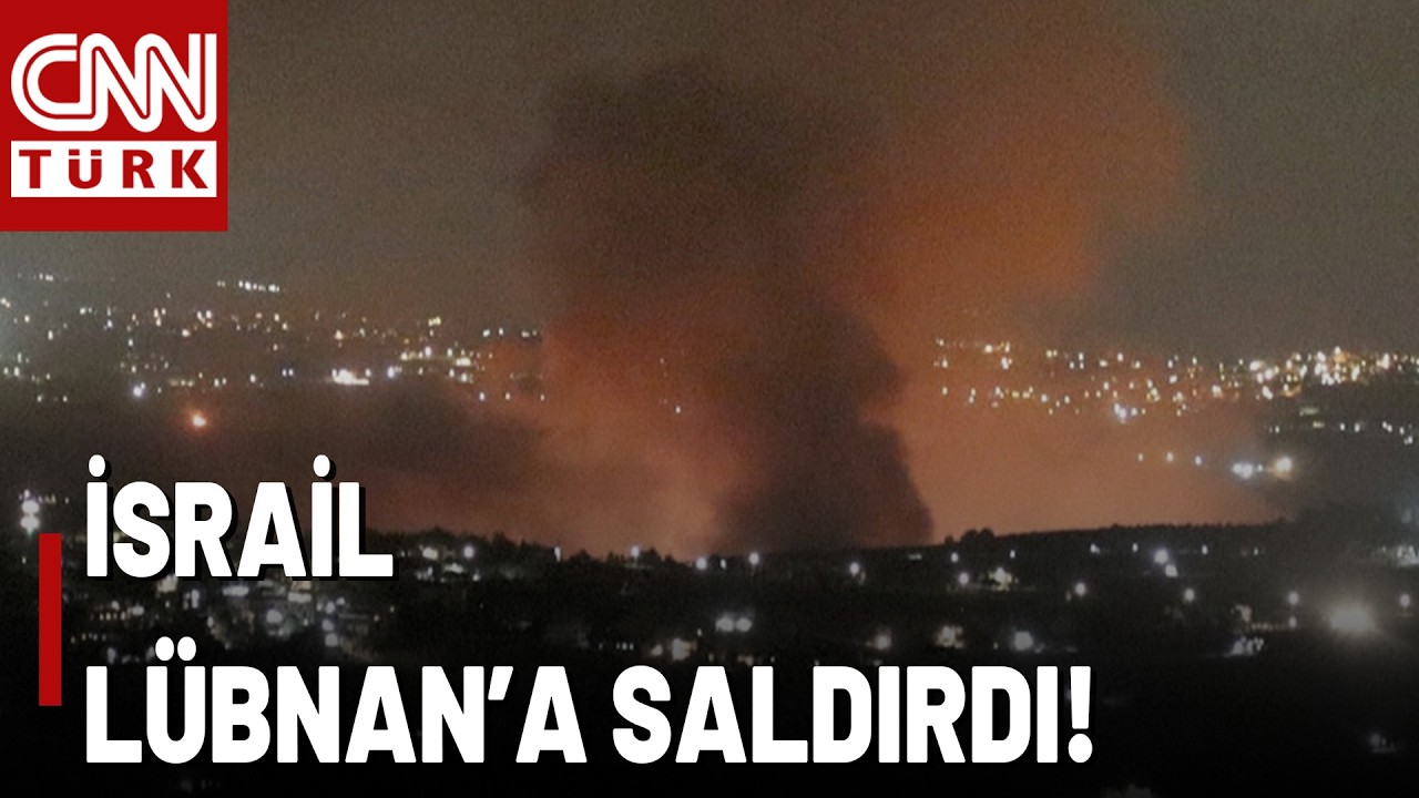 SON DAKİKA🚨İsrail Lübnan'ı Vurdu! İşte O Görüntüler...