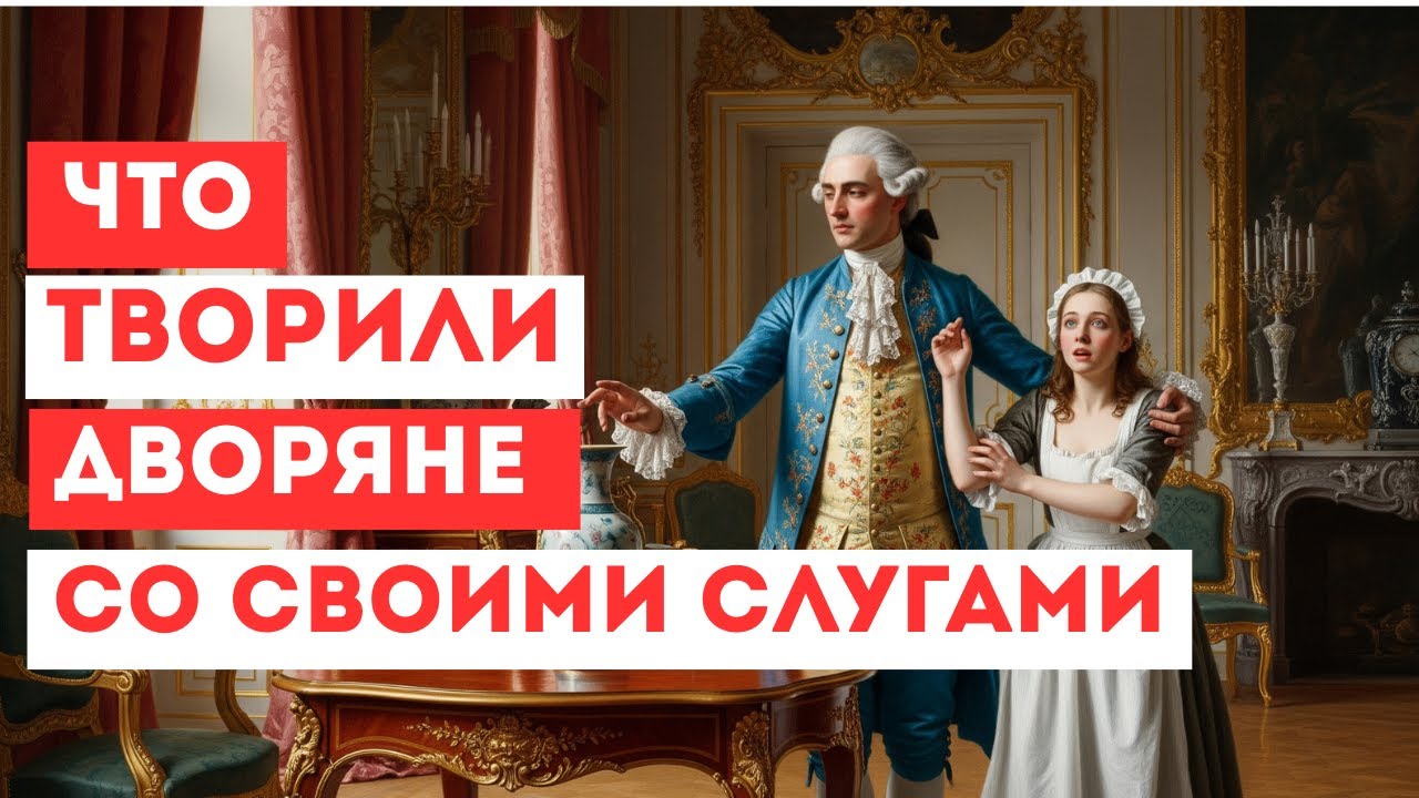 Что творили дворяне со своими слугами