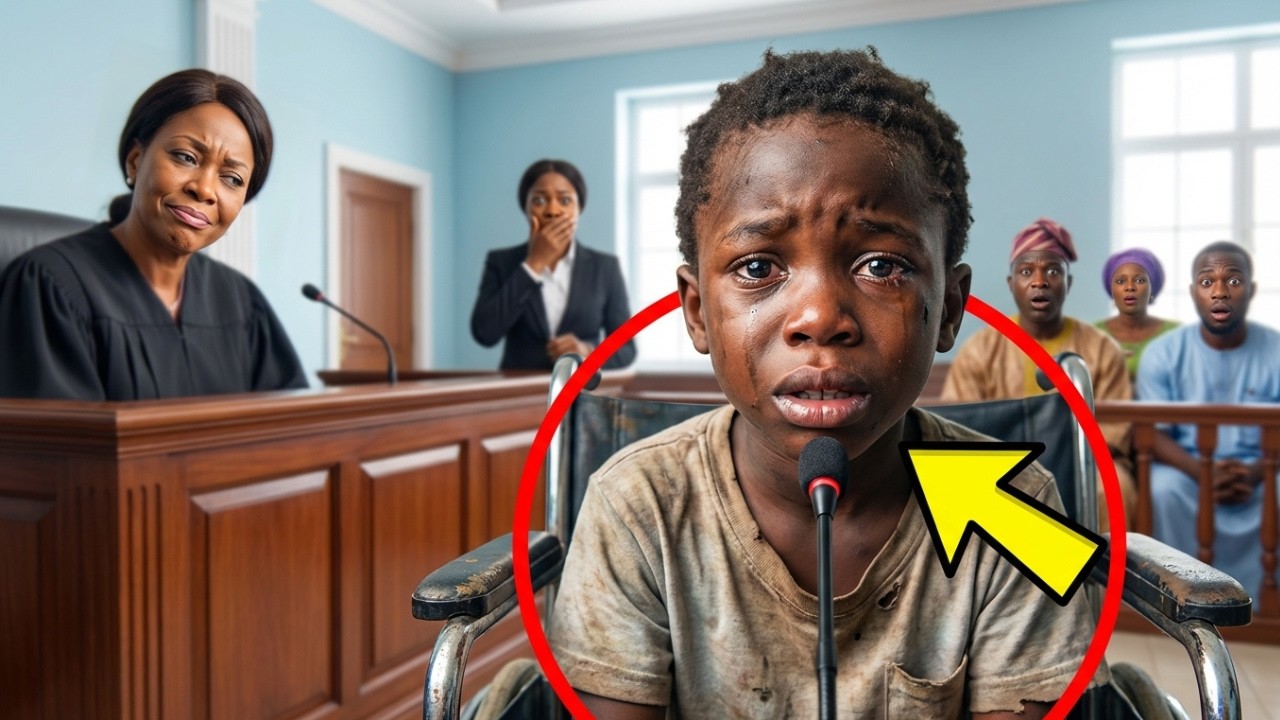 Black Boy in a Wheelchair Spoke in Court — The Judge Laughed Until He Heard the Truth