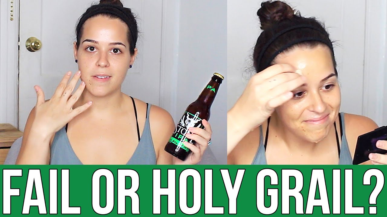 Beauty Hacks: Fail or Holy Grail? &hearts; BEER FACIAL! | Ellko