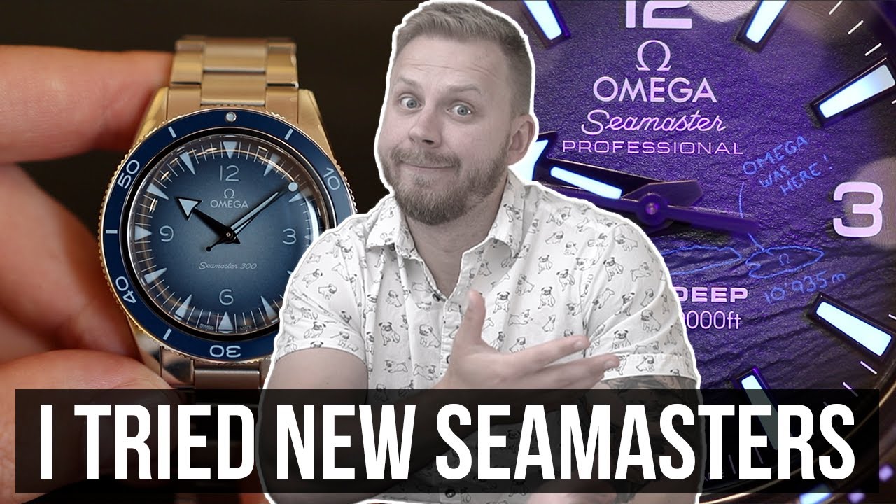 HANDS ON Review of ALL Omega 75th Anniversary Seamaster Models (Summer Blue)