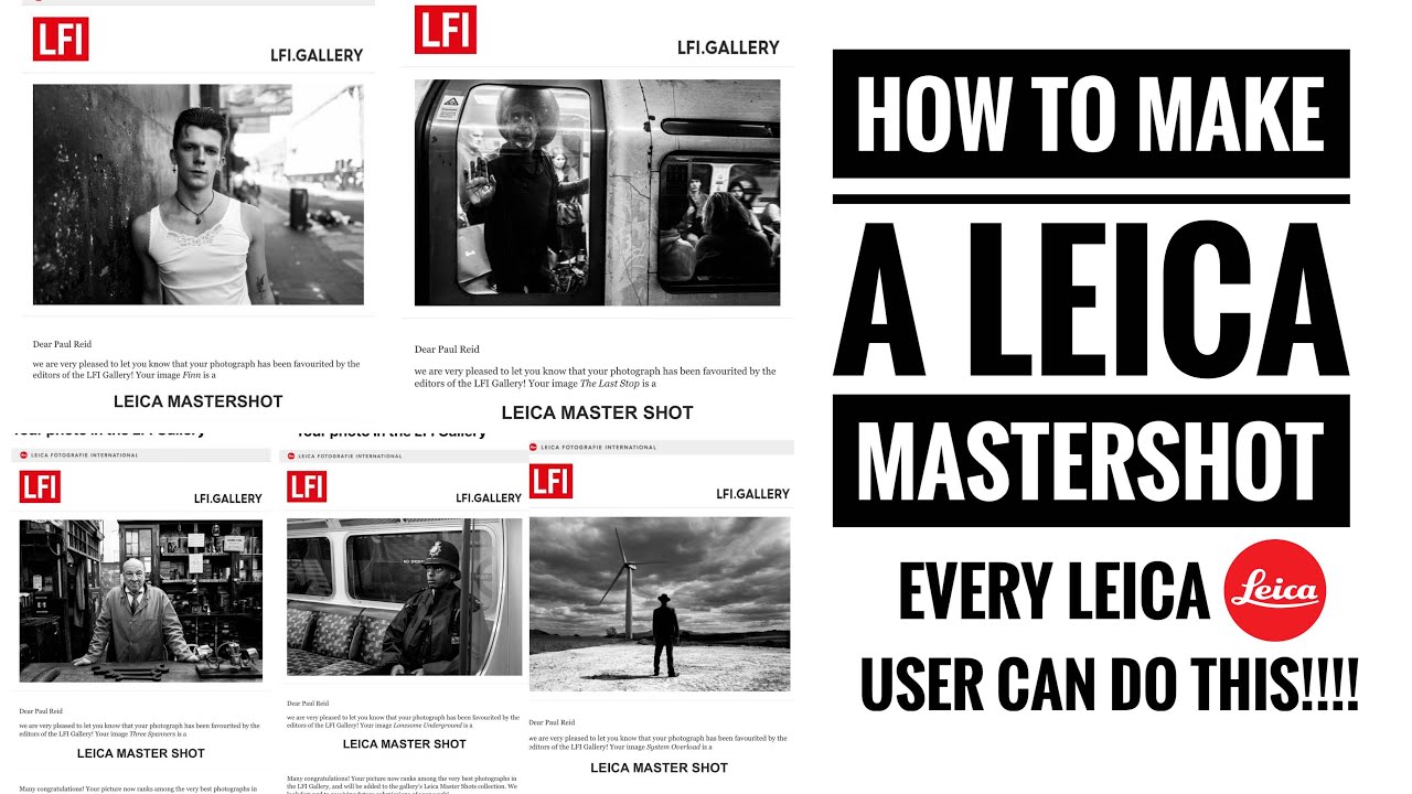 How to make a Leica Mastershot
