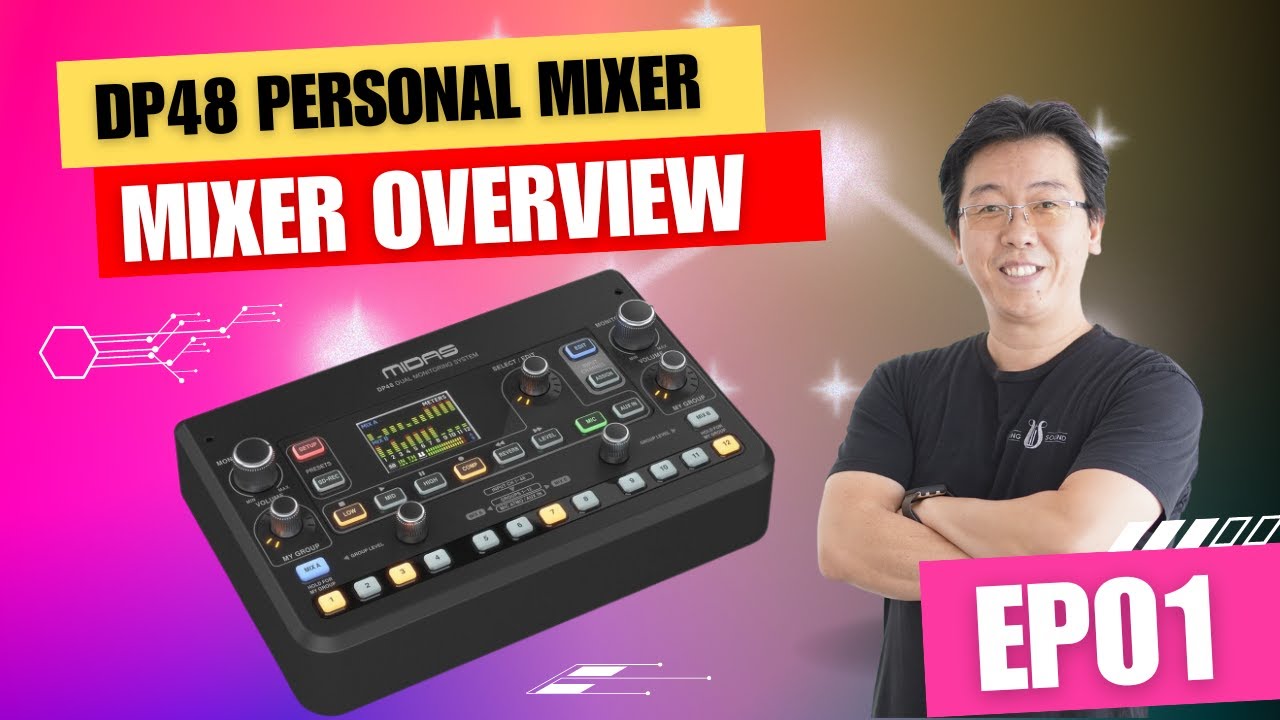 Midas DP48 Personal Mixer Tutorial 01 - Overview