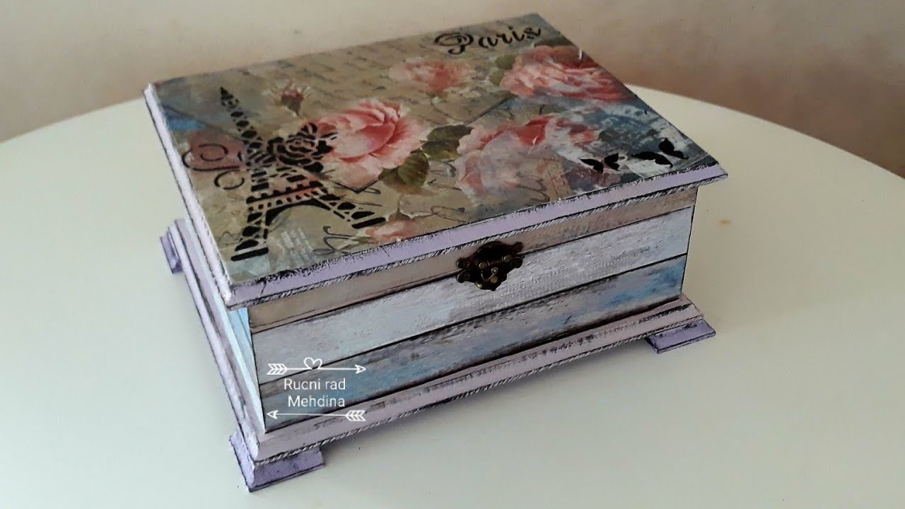 How to make decoupage with rice paper? #diy #decoupage