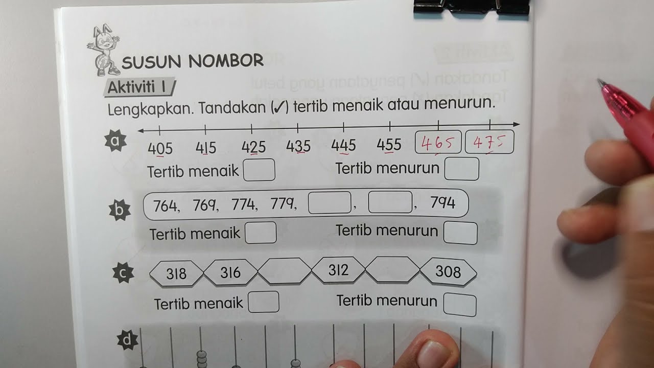 Buku Aktiviti Matematik Tahun 2 Muka Surat 14 KPM