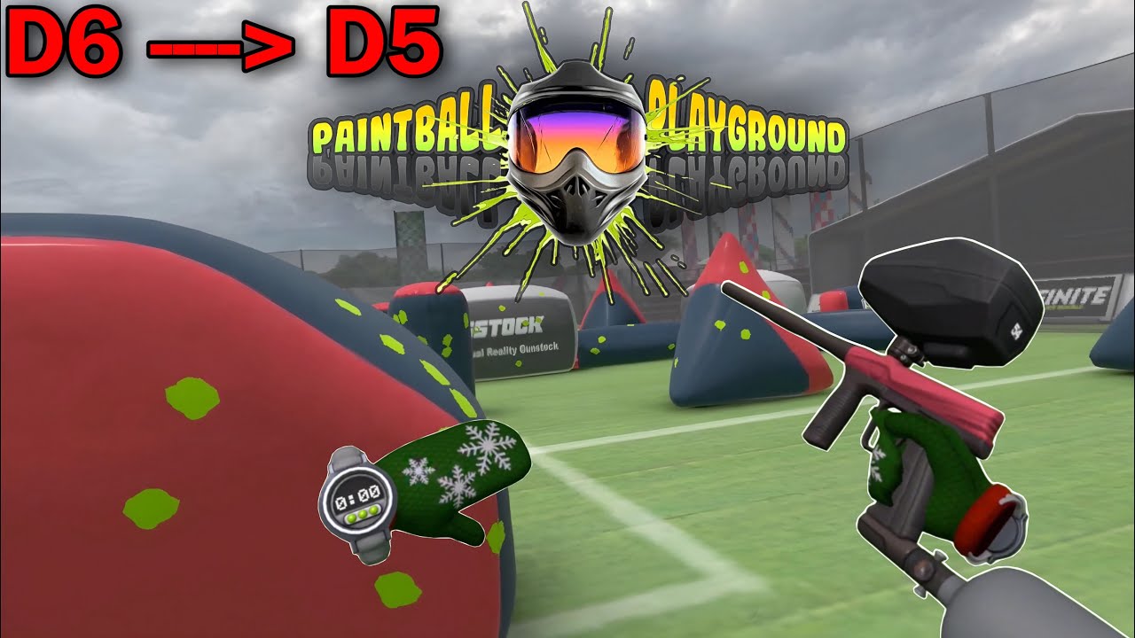 I Finally Ranked Up in Paintball Playground VR Ranked Play