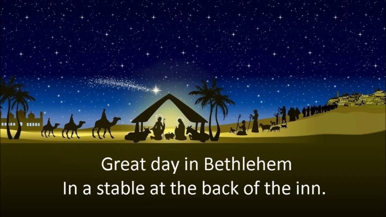 Great Day in Bethlehem (Lyrics) #christmas #carol #christmassong #birthofjesus #nativity