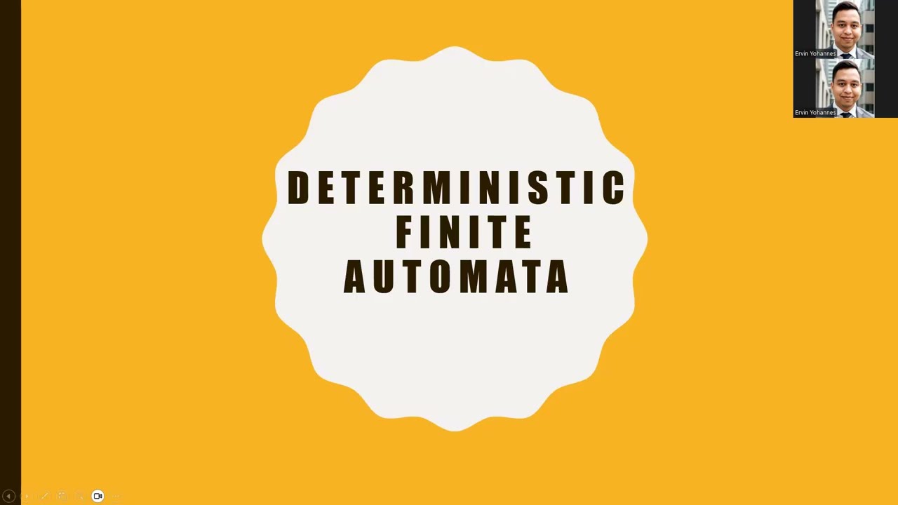 Deterministic Finite Automata I