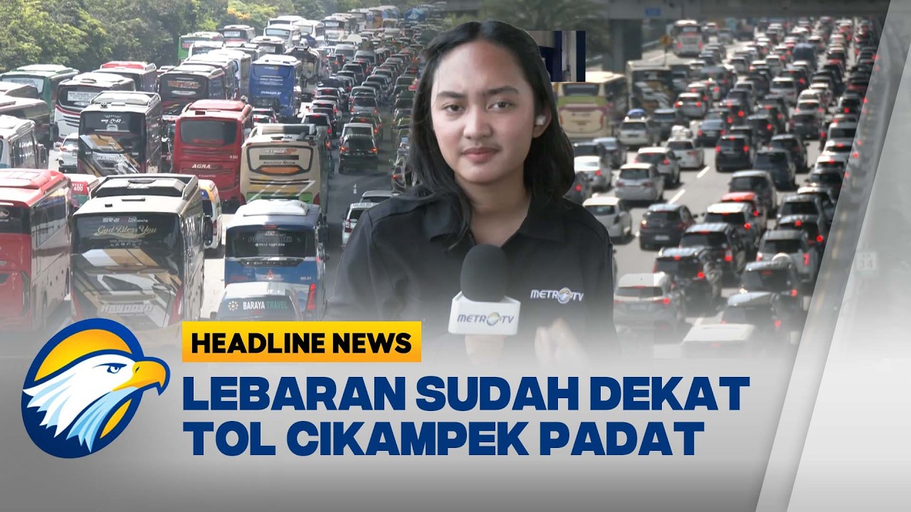 [HEADLINE NEWS, 19/3] Lebaran Sudah Dekat, Tol Cikampek Padat