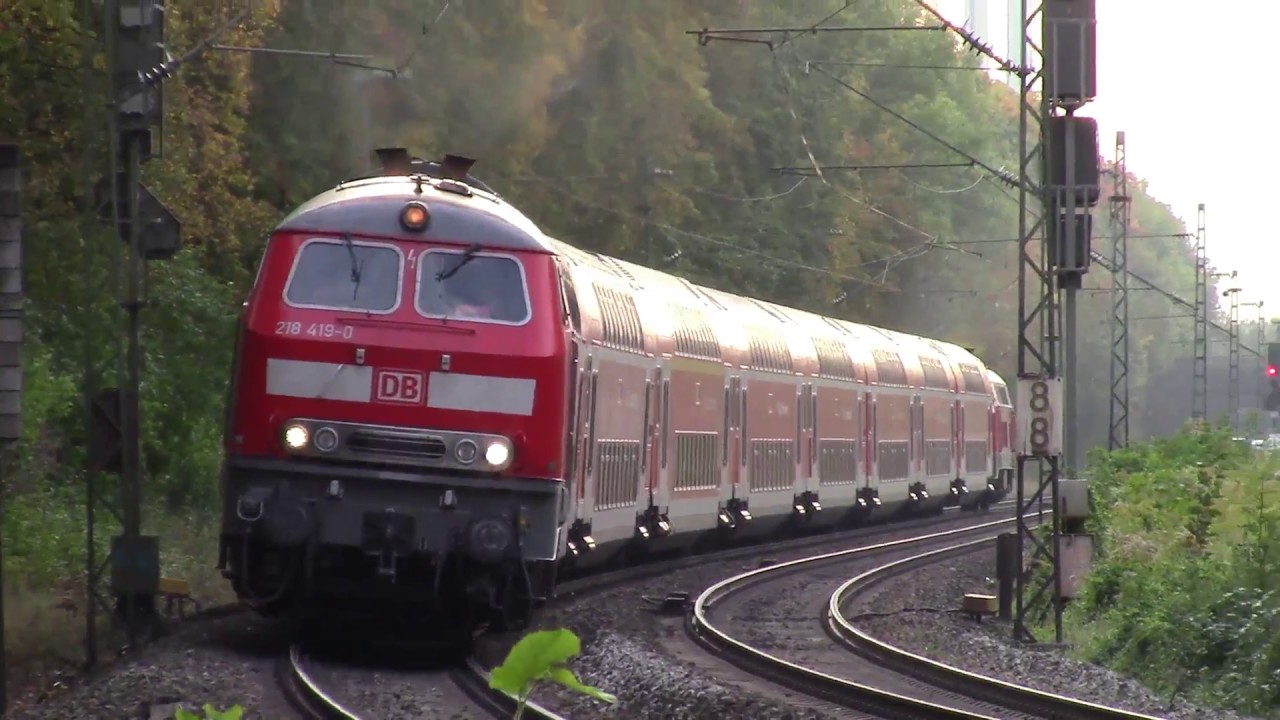 Zugverkehr in München Ost: Br 218 Sandwich, Br 245, Br 139 (Lokomotion), Br 197 (Railpool) uvm.