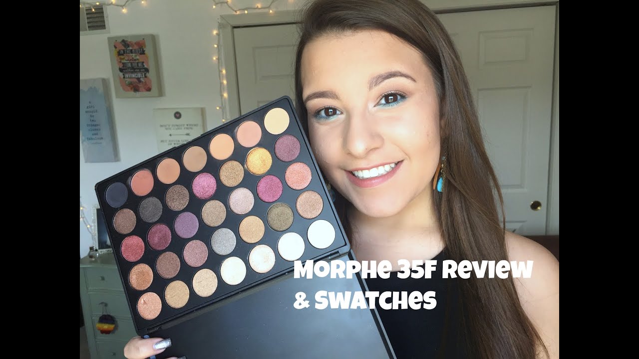 NEW Morphe 35F Palette | Review + Swatches ♡