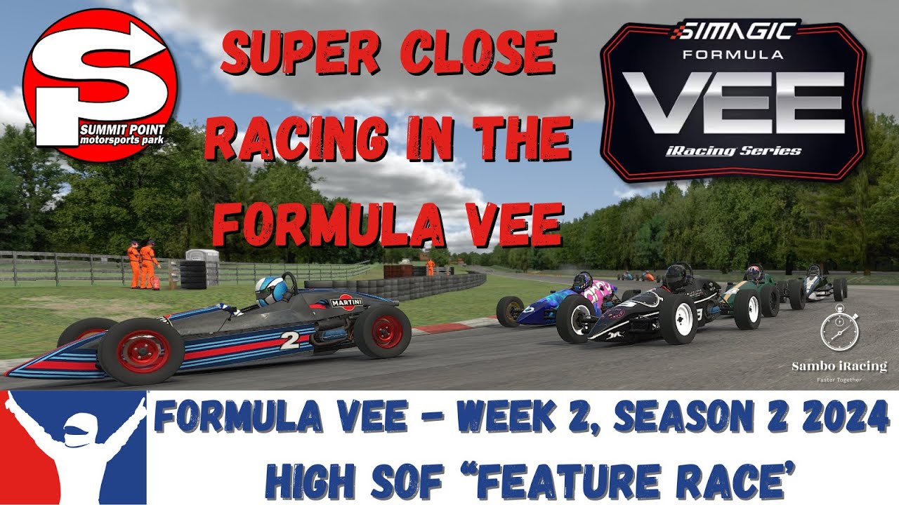 iRacing Formula Vee - Summit Point - High SoF - First Race Of The Week Feature Race - Week 2, S2 '24