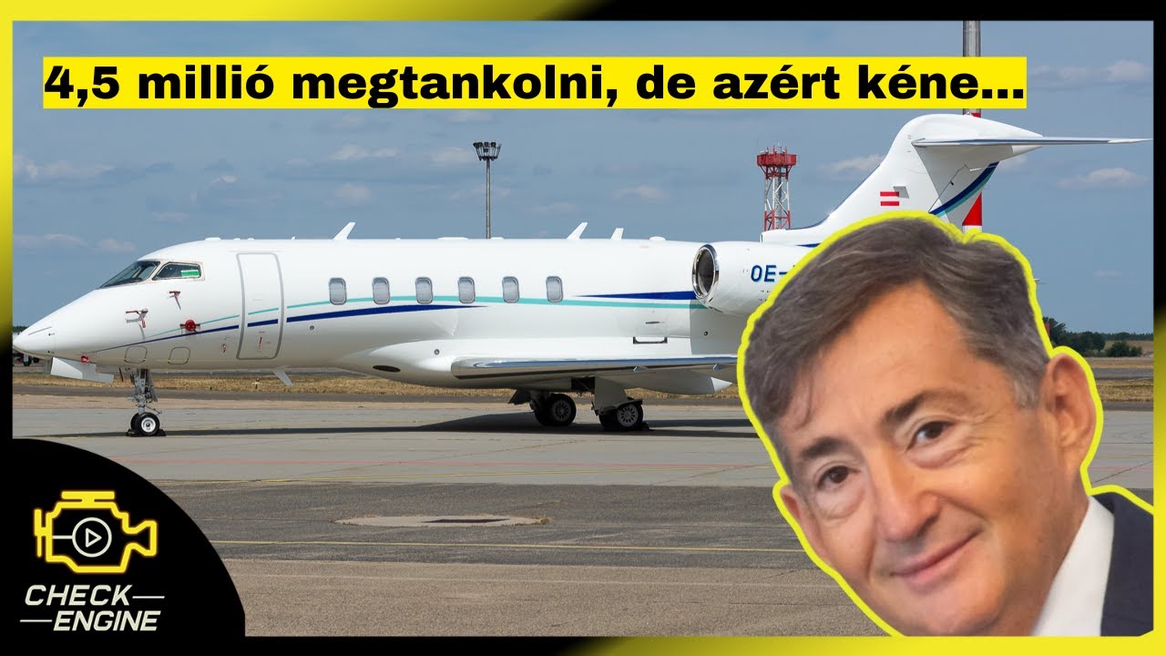 Mészáros Lőrinc magánrepülőjét te is élnéd - Check Engine Technika