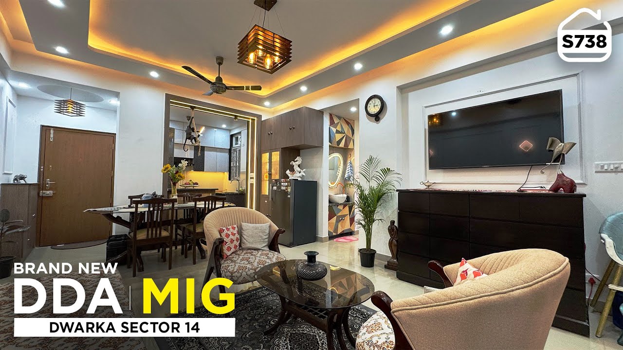 150 गज का Brand New 2 BHK DDA Society Flat for sale in Dwarka Sector 14 | BRS SHOW S738