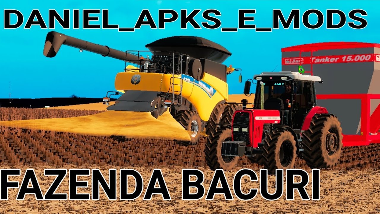 Continuando a colheita da soja no mapa Bacuri fs 20