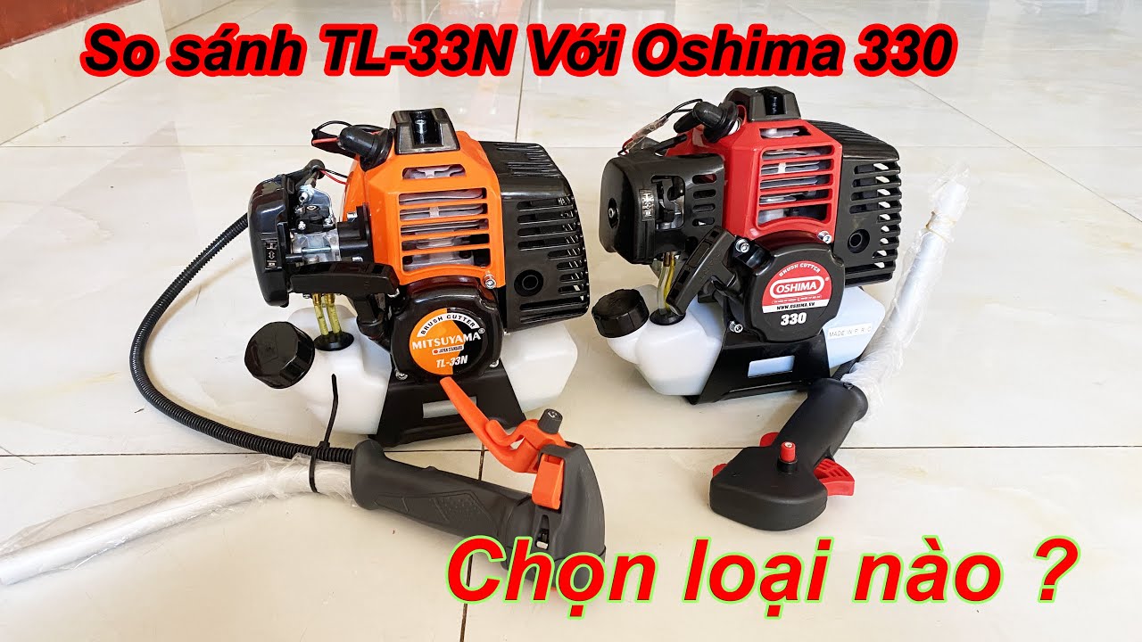 So sánh máy phát cỏ Oshima 330 vs Mitsuyama tl33n trong tầm giá hơn 2 triệu