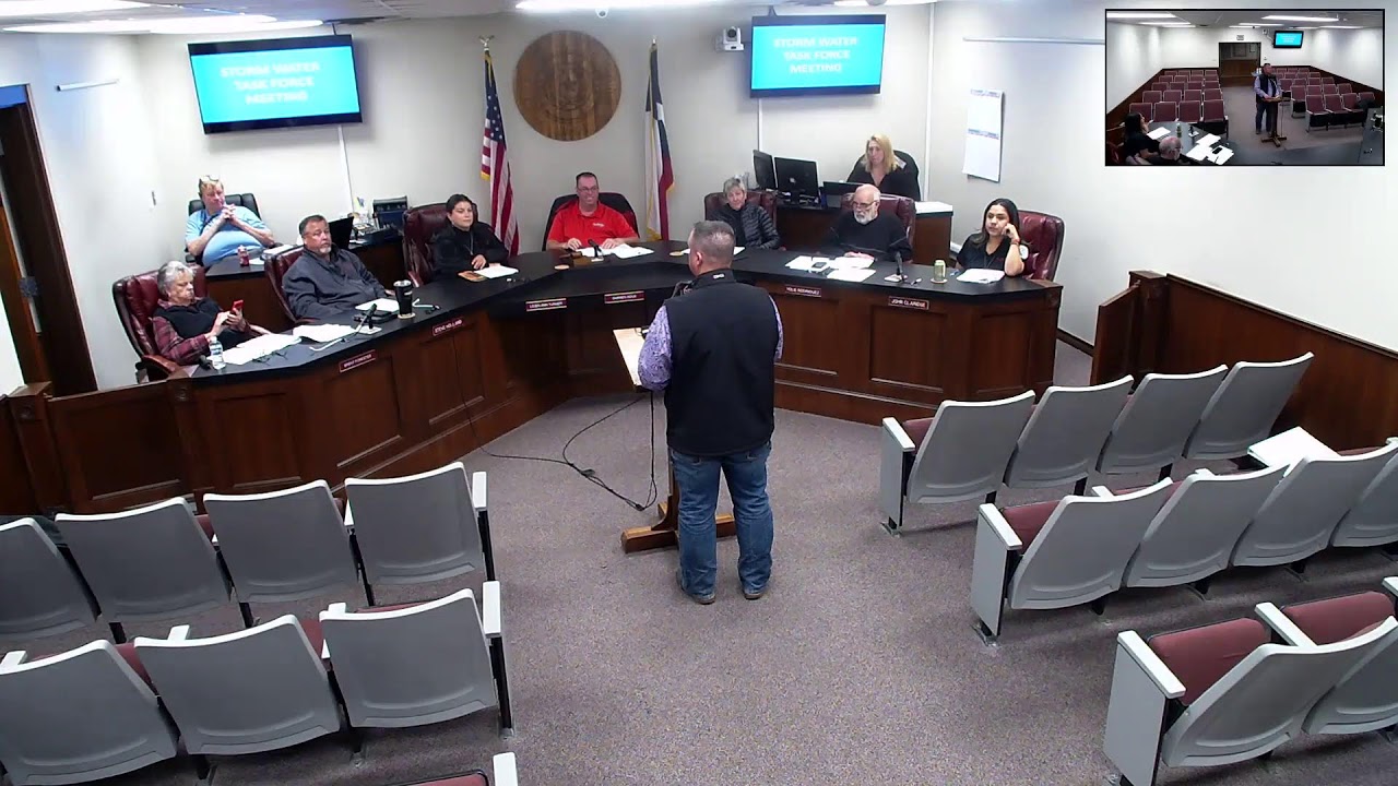 City of River Oaks Storm Water Task Force Meeting