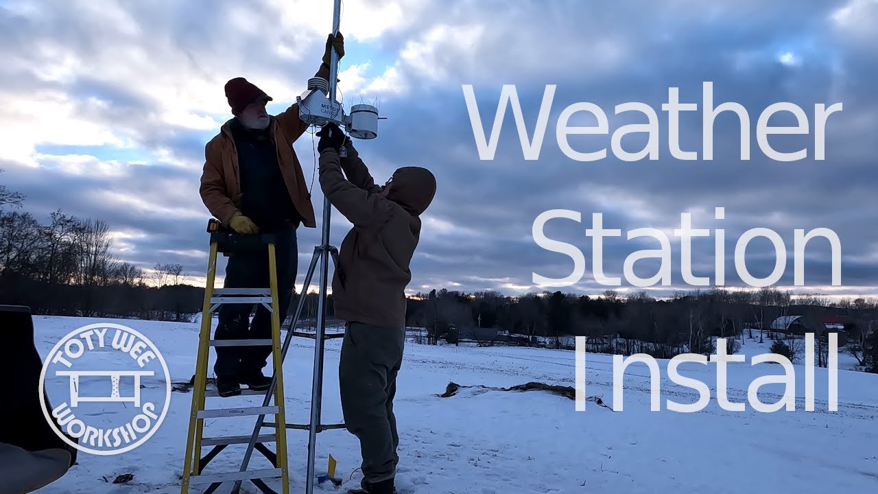 Installing a Weather Station at Spryberry Farm