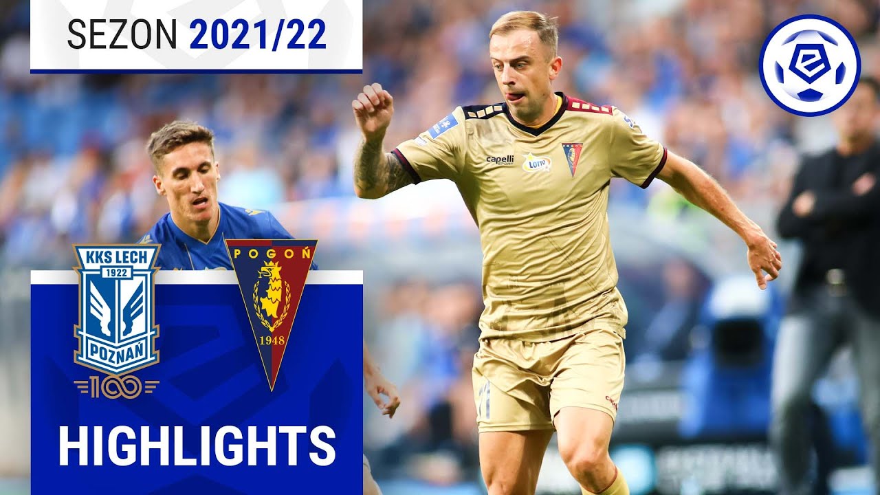 Lech Poznań - Pogoń Szczecin 1:1 | SKRÓT | Ekstraklasa 2021/22 | 6. Kolejka