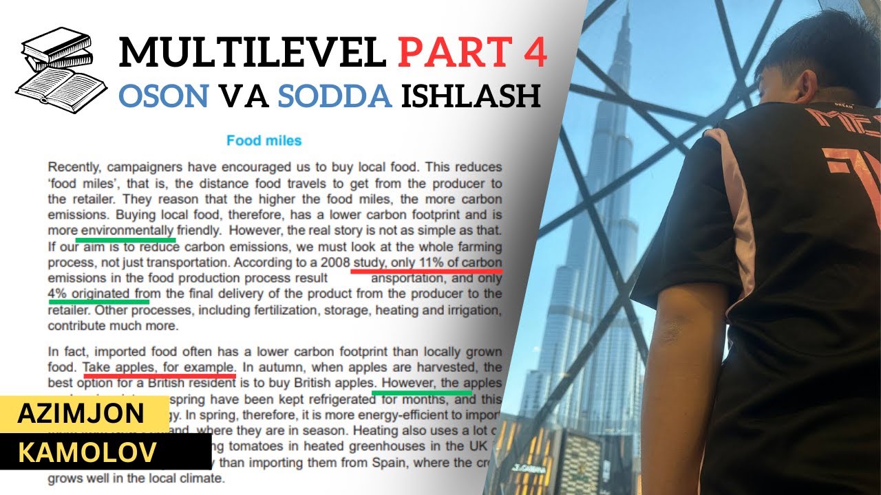 Multilevel Reading Part 4 Qulay Usulda