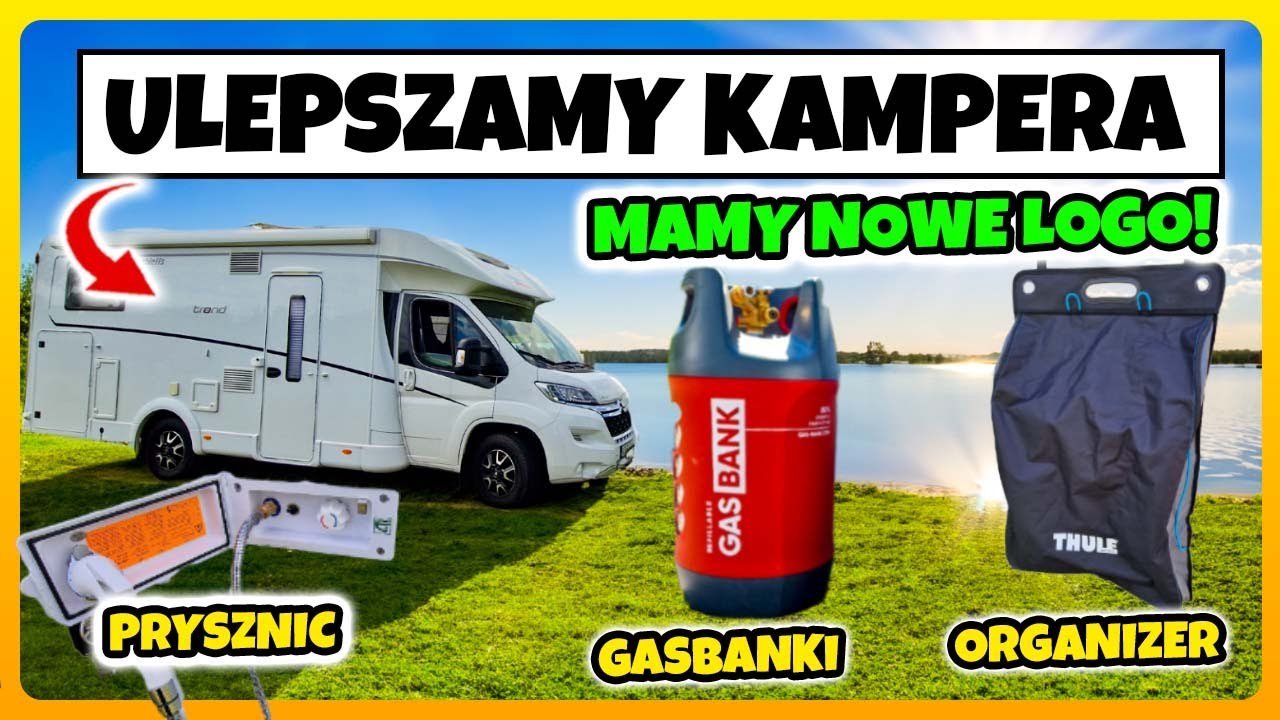 GASBANKI DUO, NOWE LOGO, Organizer, Prysznic Zewnętrzny i Gdzie na Wakacje? - Ulepszamy Kampera