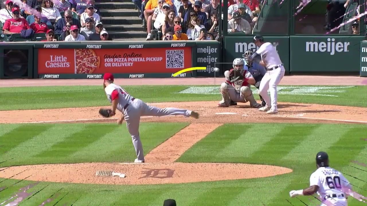 Matt Vierling hammers a grand slam to left center field
