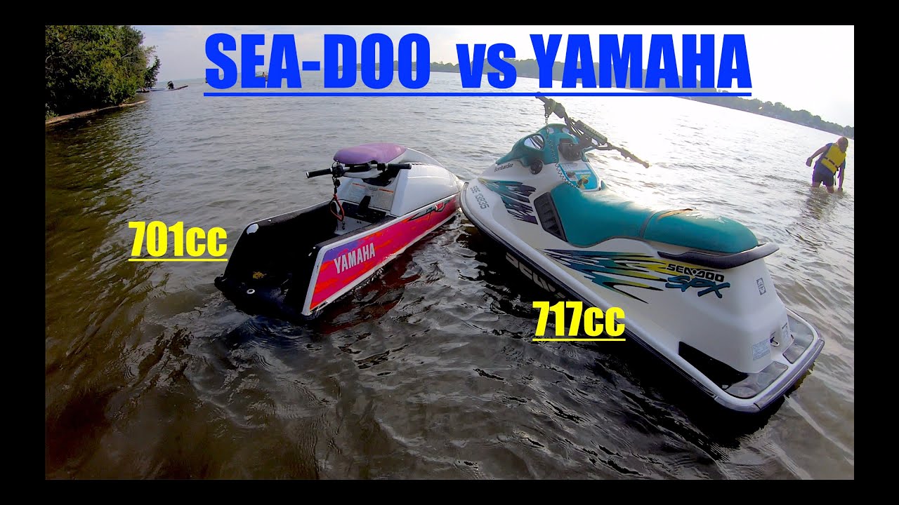 1996 Seadoo SPX 717 (X4) vs 1995 Yamaha SUPER-JET 701