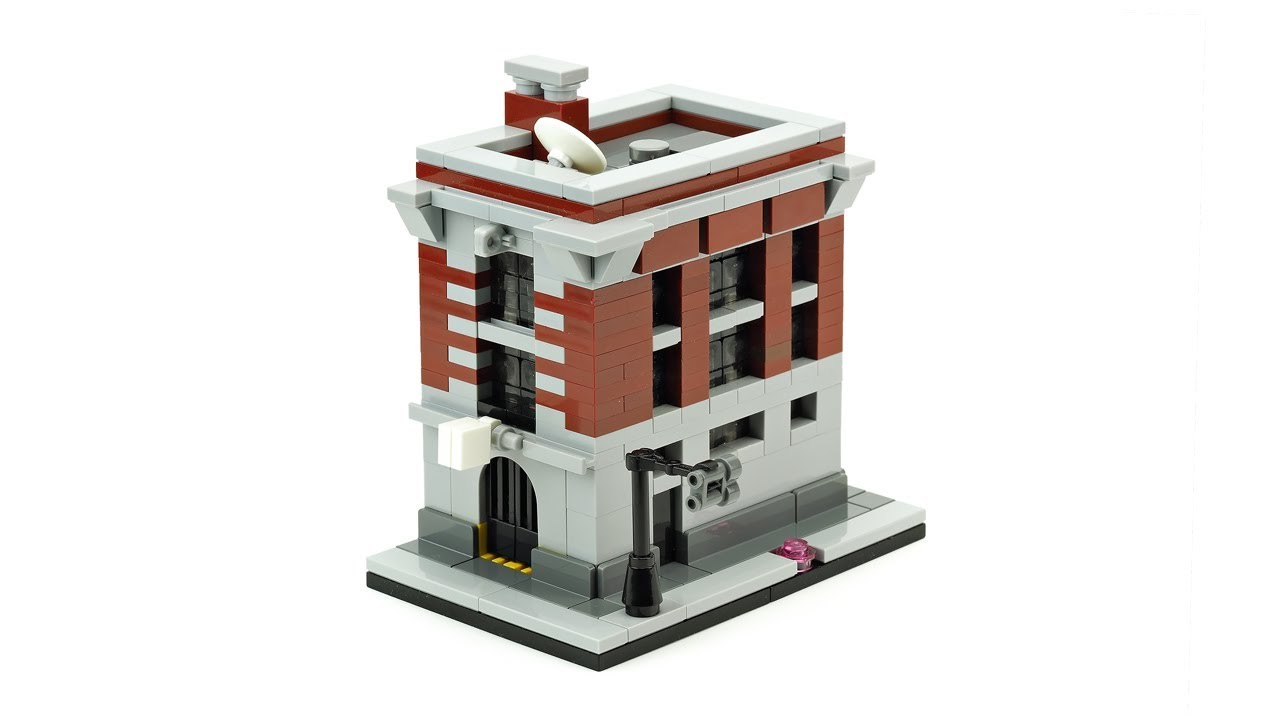 LEGO Firehouse Headquarters. MOC Building Instructions.