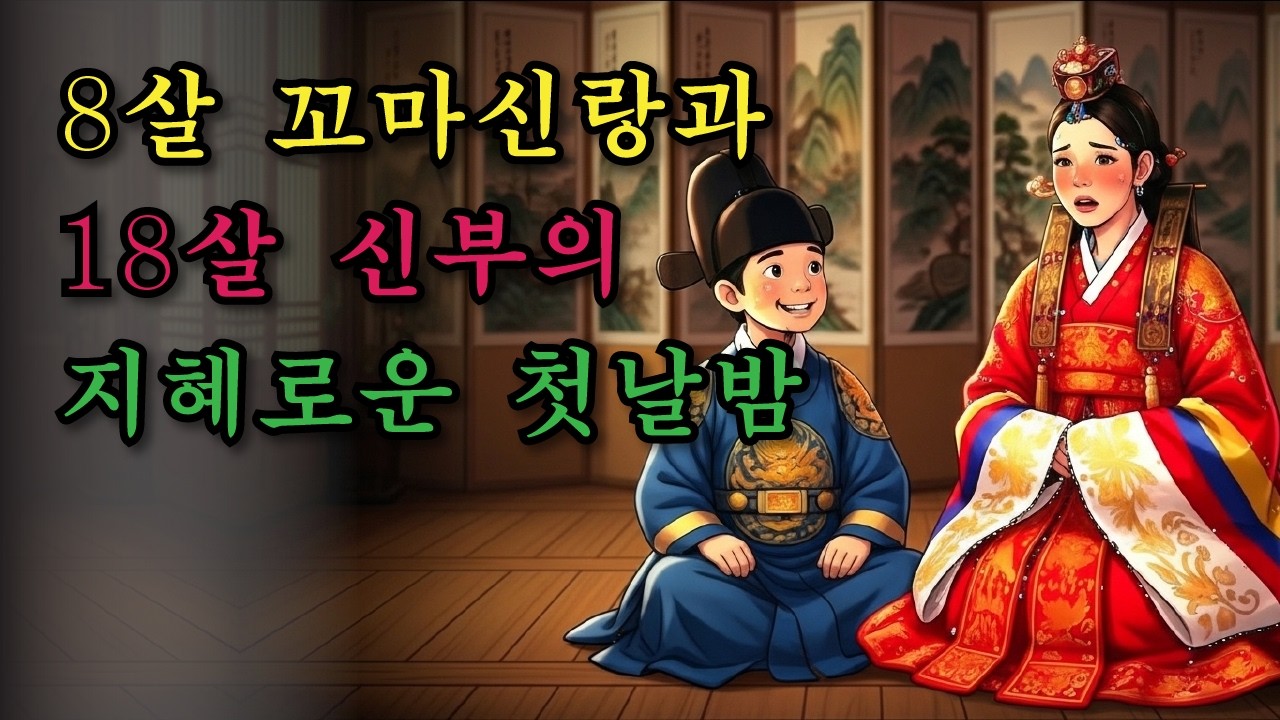＂색시야...＂ 모두가 비웃던 8살 꼬마 신랑이 첫날밤 건넨 소름 돋는 한마디 ｜ 야담 옛날이야기 오디오북 수면동화 전설 민담