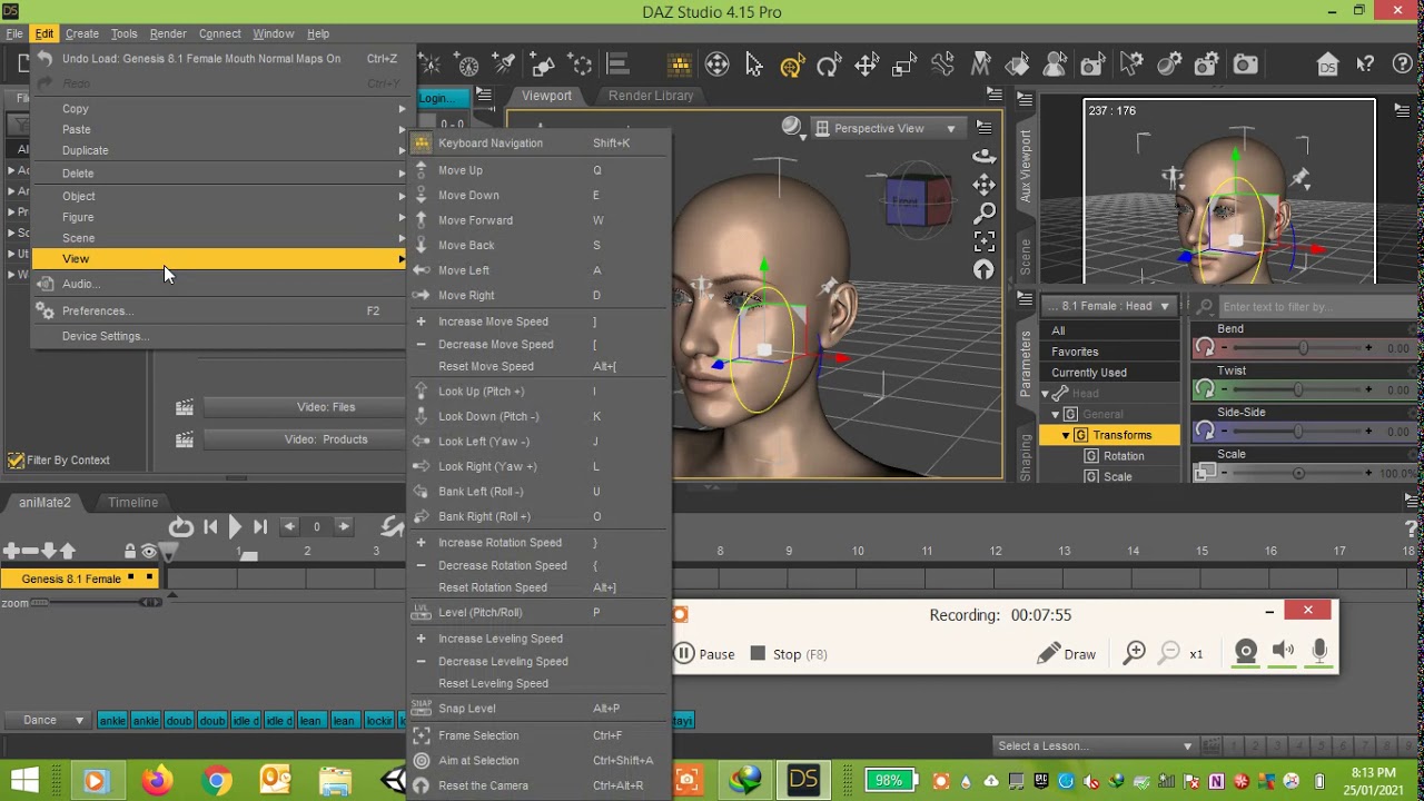 Trying out the new daz3D 4.15