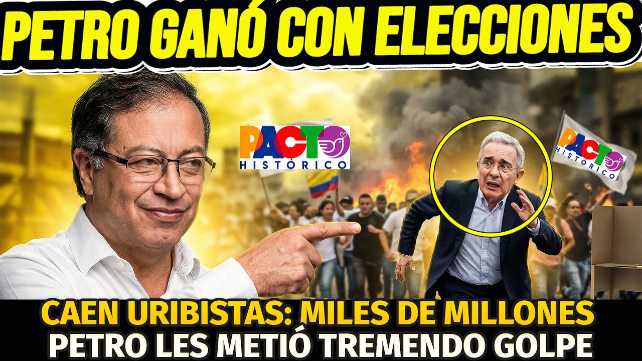 PETRO GANÓ EN ELECCIONES: URIBE Y TODO EL C.D. QUEDÓ DESTRUÍDO. Tremendo golpe en VIVO PARA TODOS😱