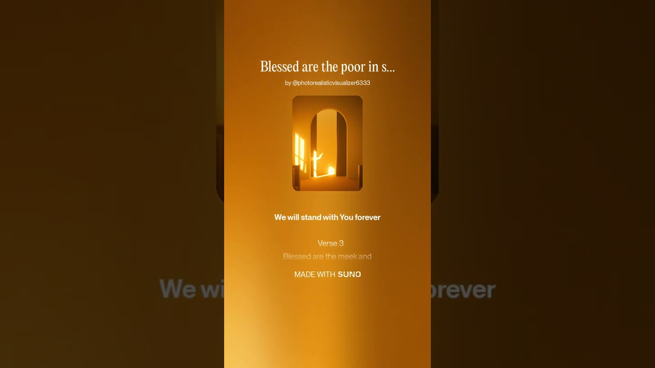 Blessed are the poor in spirit #힐링음악 #도전 #희망