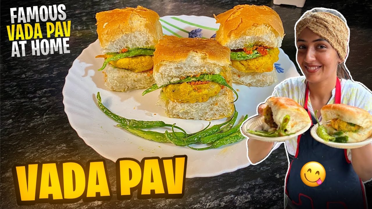FAMOUS गरमागरम तीखा वड़ा पाव | Vada Pav Recipe | How to make Vada Pav | #vadapav