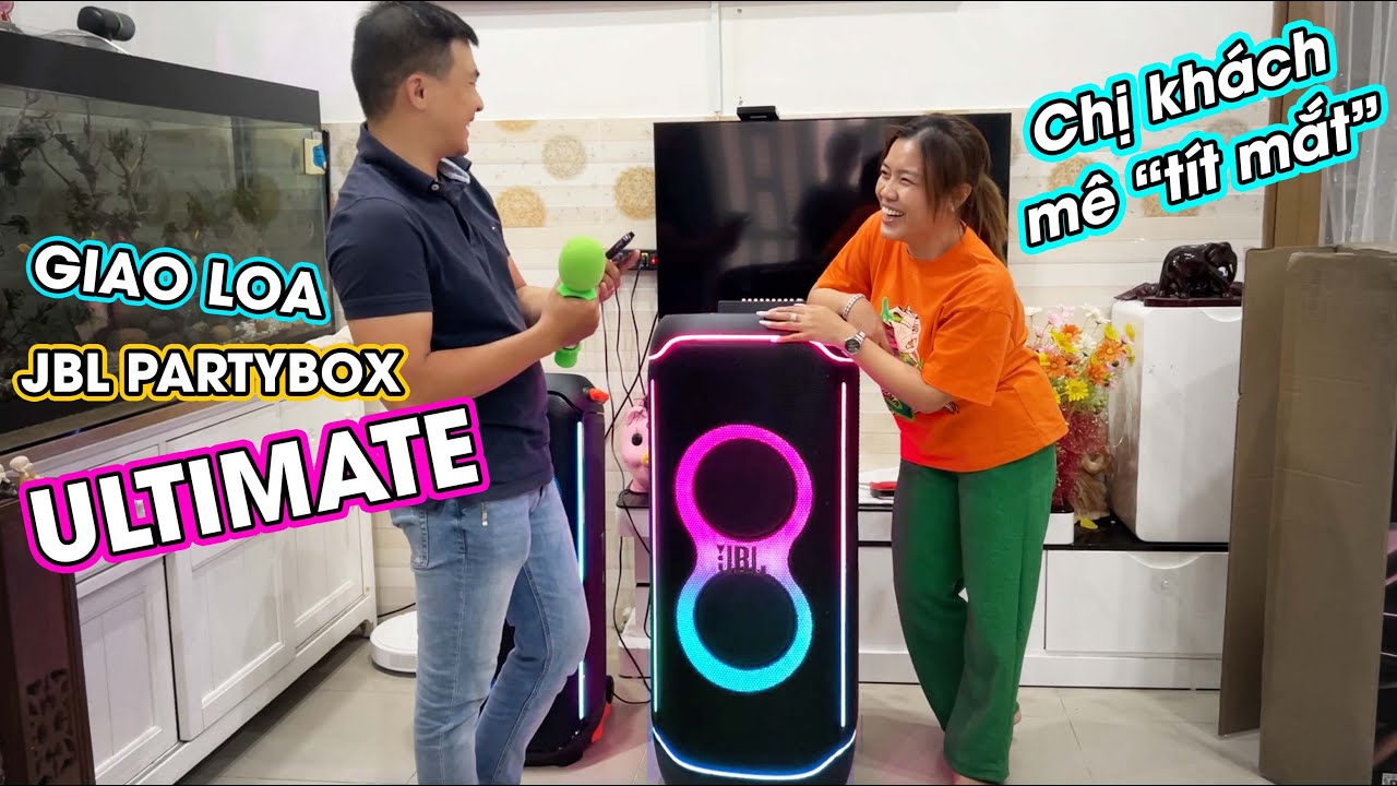 Audio360.vn giao loa JBL Partybox Ultimate - Chị khách nâng cấp từ Partybox 710 lên Ultimate