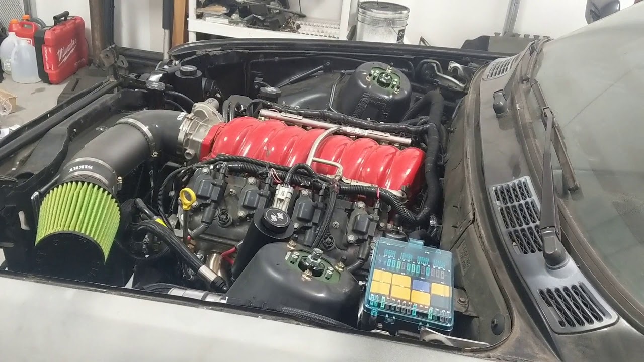 BMW E30 LS2 Swap First Start