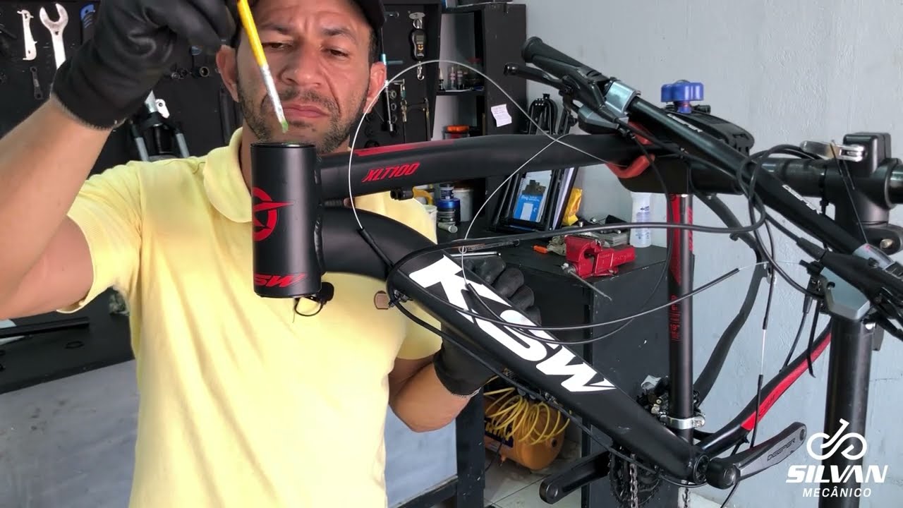 Montei uma bicicleta da KSW l ela veio diferente