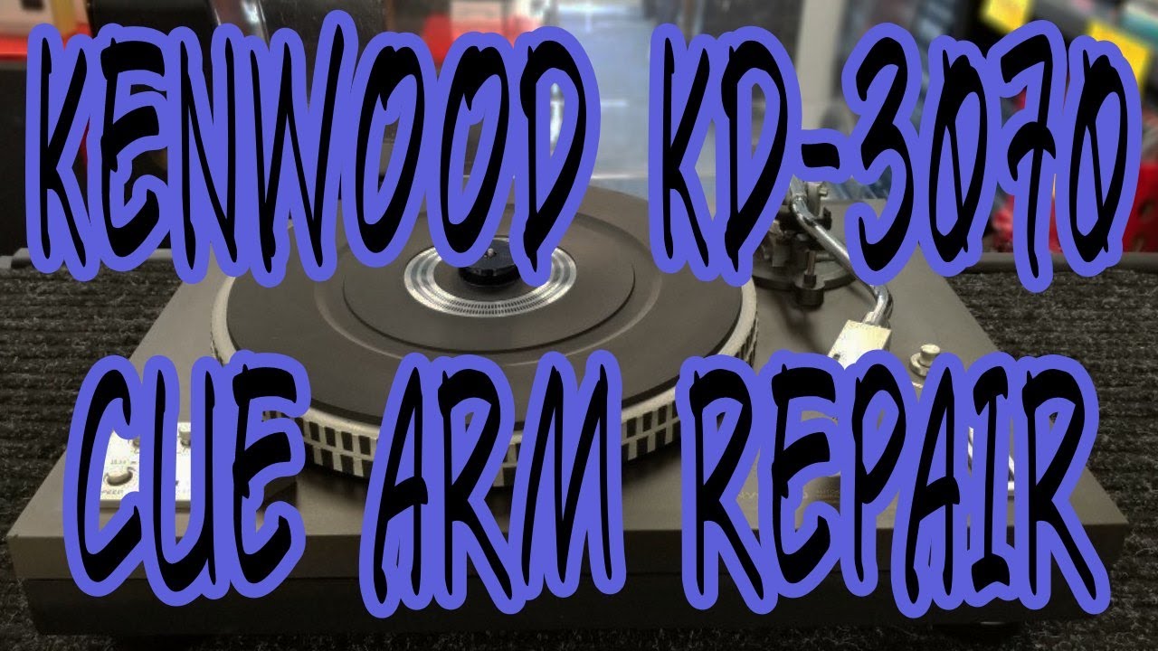 Kenwood KD-3070 Cue Lever Repair / Service (Cue Arm) -Adam HiFi-