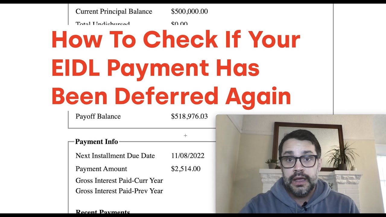 Here's How To Check If Your EIDL Payment Has Been Deferred Again
