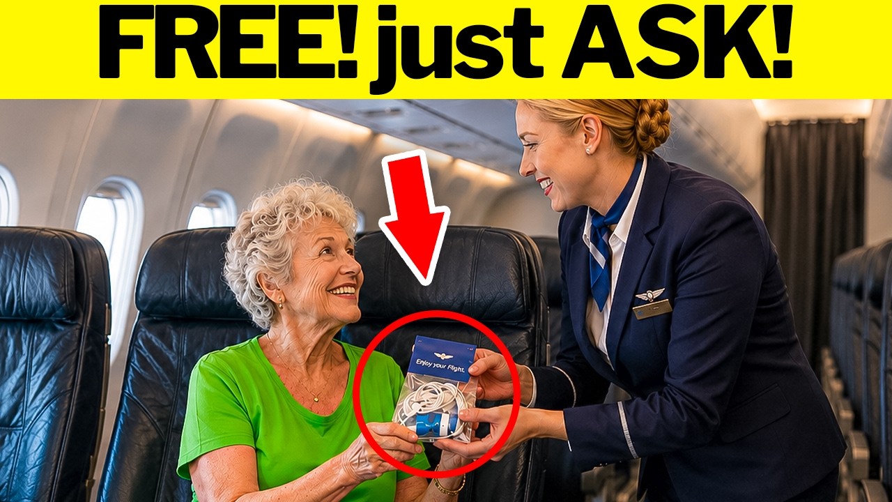 15 FREE Things Seniors Can Get On A FLIGHT (Just By Asking!)