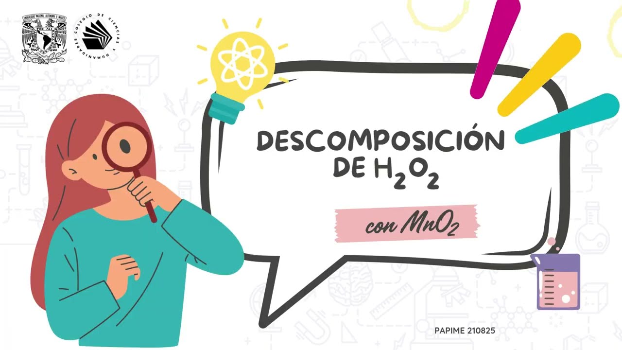 Descomposición del peróxido de hidrógeno (agua oxigenada) | Química III