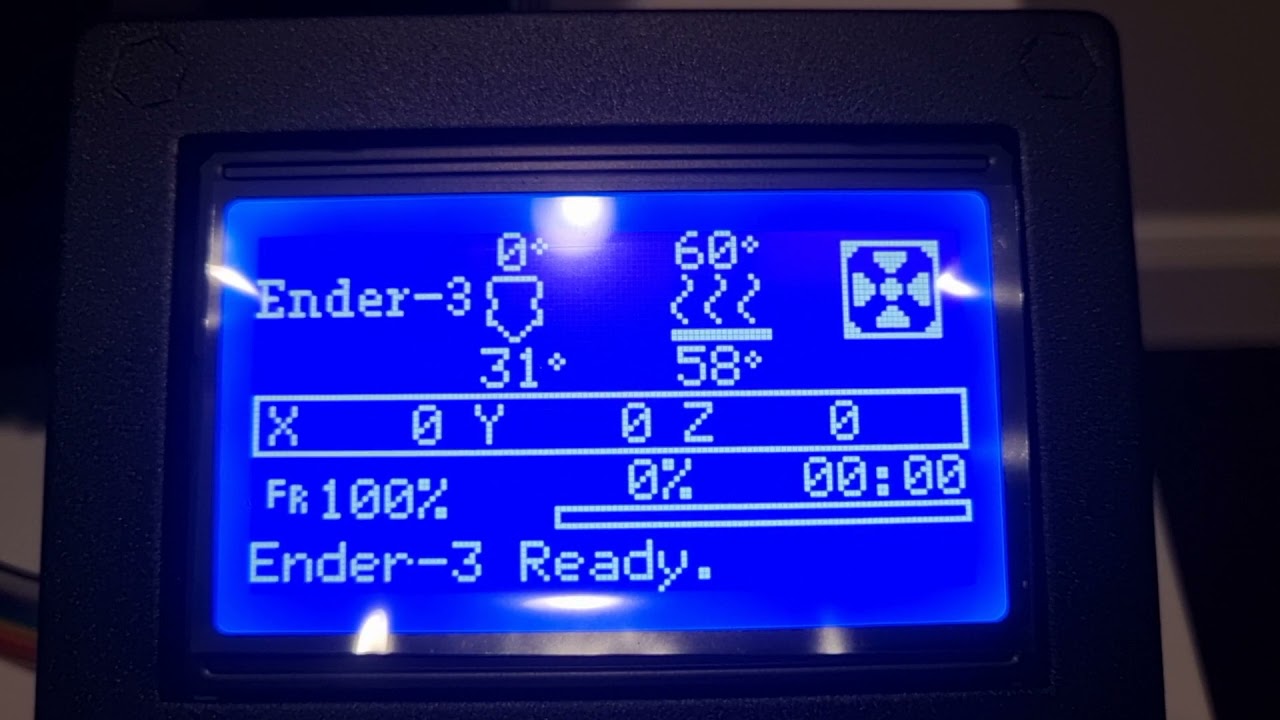 Ender 3. Bed temp test after Thermal Runaway error E1