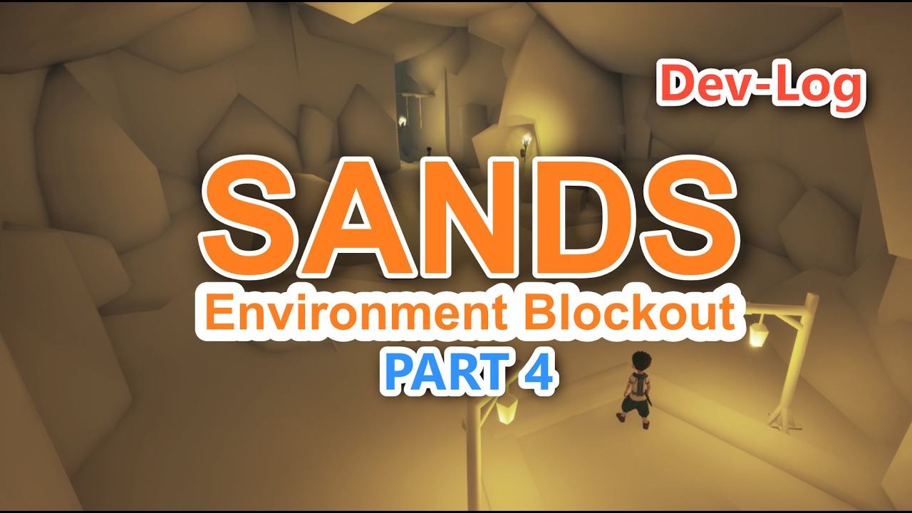 Quick UE5 level blockout of my indie game Sands - Part 4