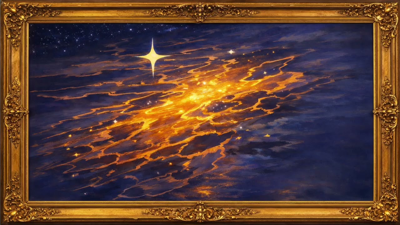 Celestial sea painting 