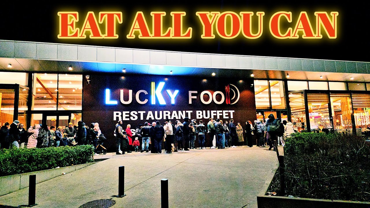 Ешьте сколько хотите, шведский стол «Lucky Food Buffet», Сен-Питерс-Леув, Бельгия 🇧🇪