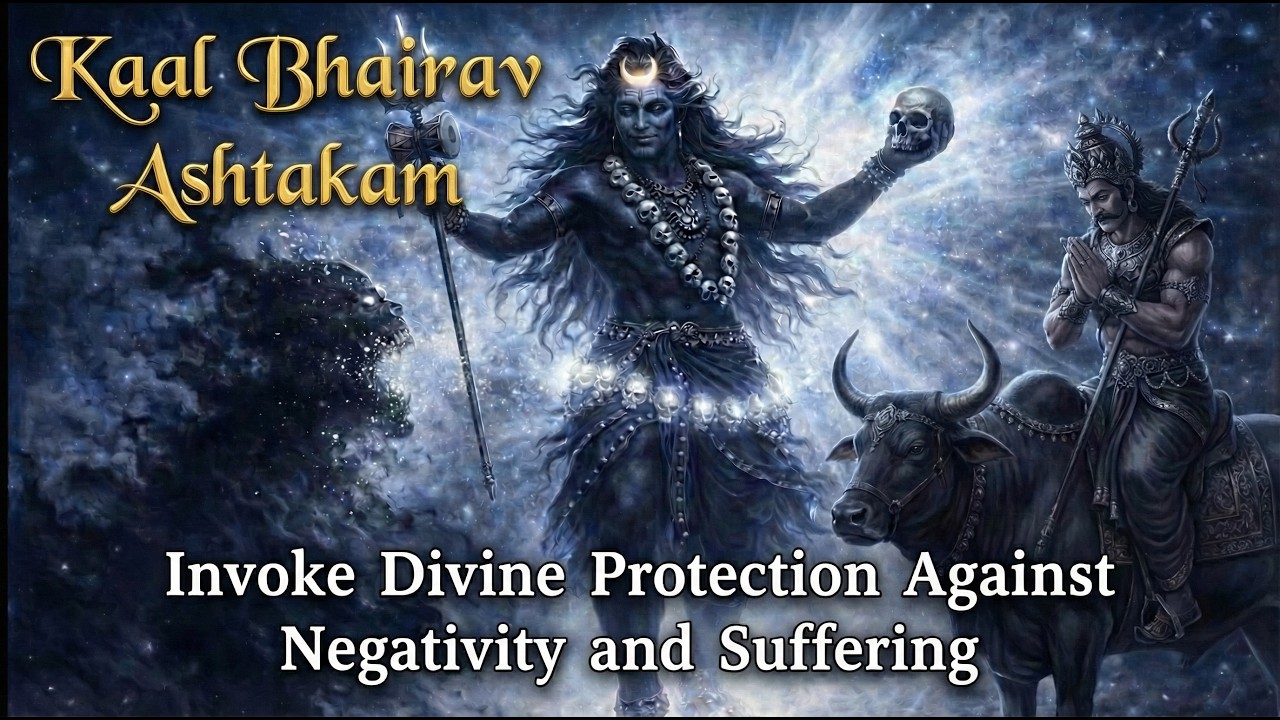 The Ultimate Divine Shield | Kaal Bhairav Ashtakam - Powerful Shiva Mantra |  [4K Cinematic Visuals]