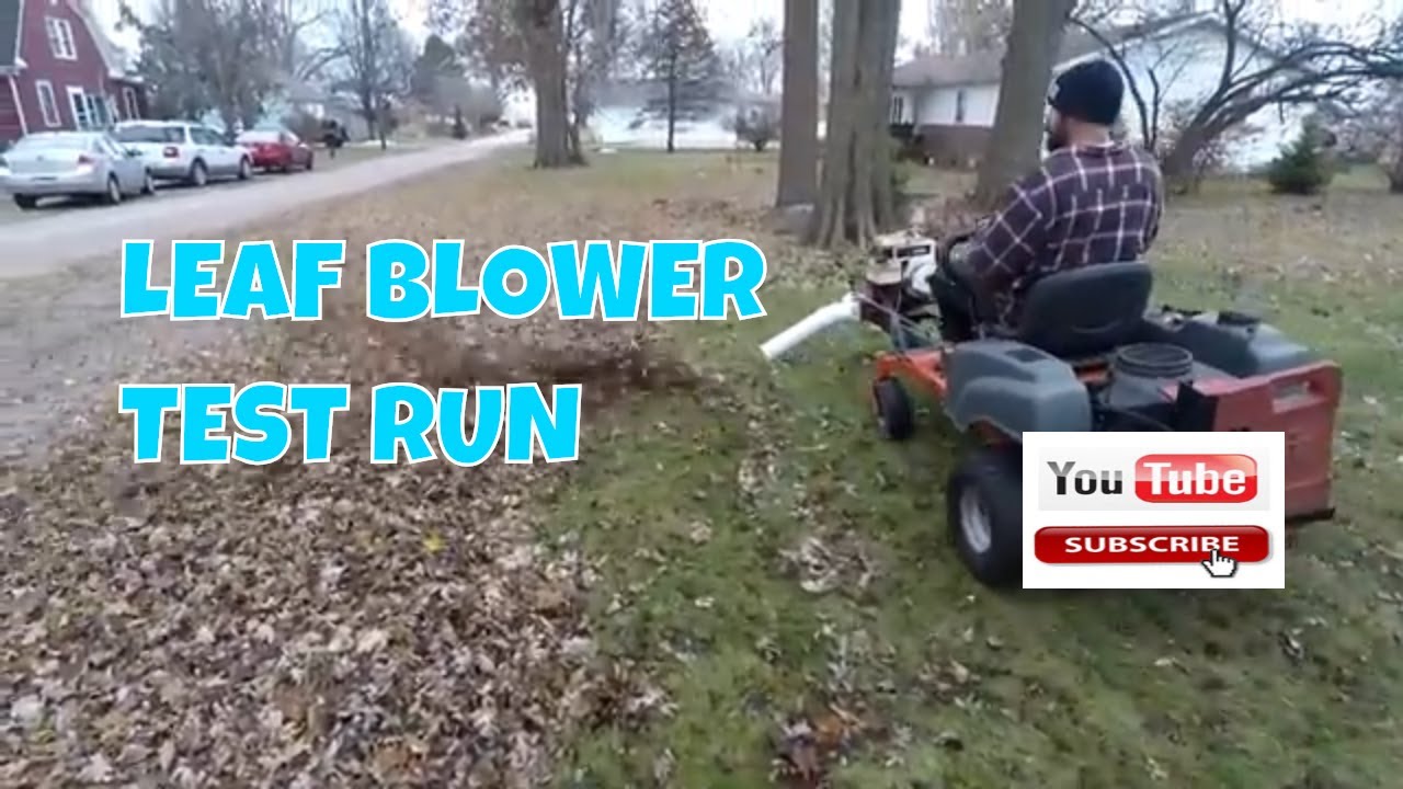 HOMEMADE RIDE ON LEAF BLOWER #lawncare #lawncarebusiness