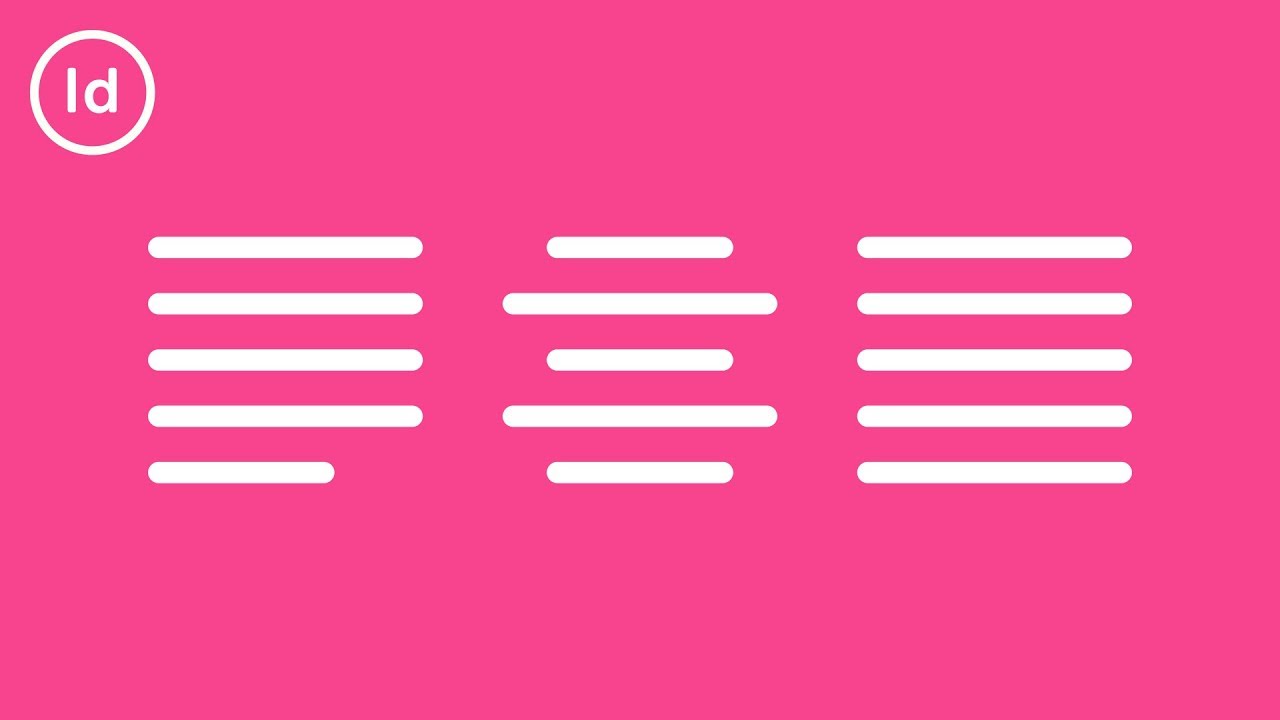 How to Justify Text | InDesign CC Tutorial