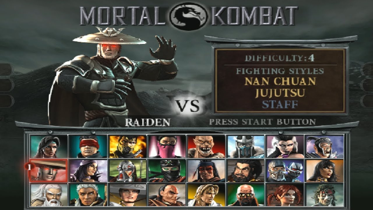 #1091 Mortal Kombat Deception (PS2) Hidden Characters (4/11): Raiden playthrough.