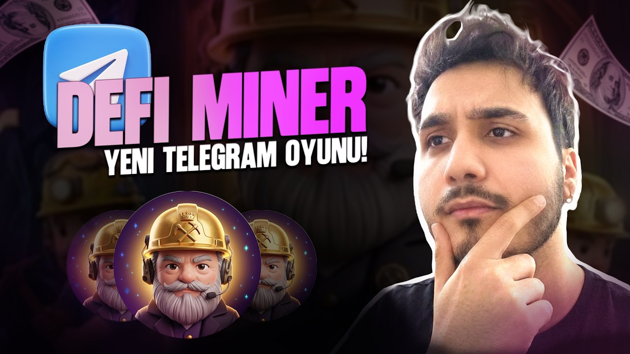 ⛏️ DeFi Miner: Yeni Telegram Mining Oyununu Denedim! 🔥 #playtoearn