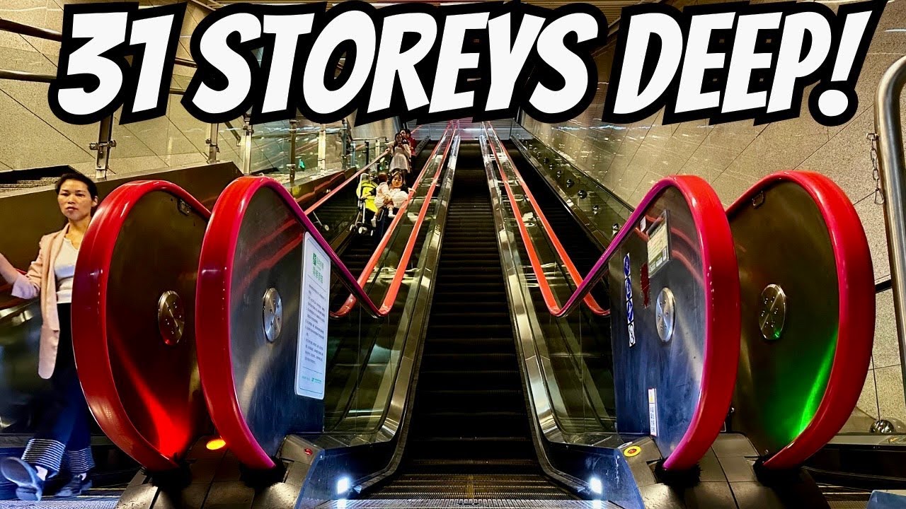 Worlds Deepest Metro Station In China
